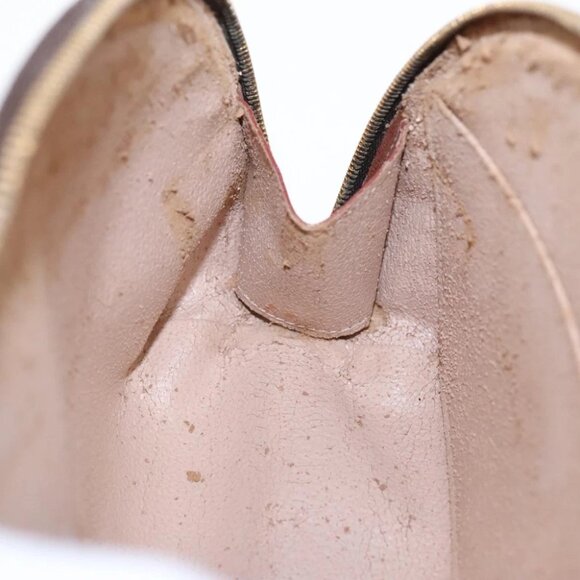 LOUIS VUITTON Monogram Trousse Demi Ronde Cosmetic Pouch M47520 LV Auth 91944 - Picture 5 of 16